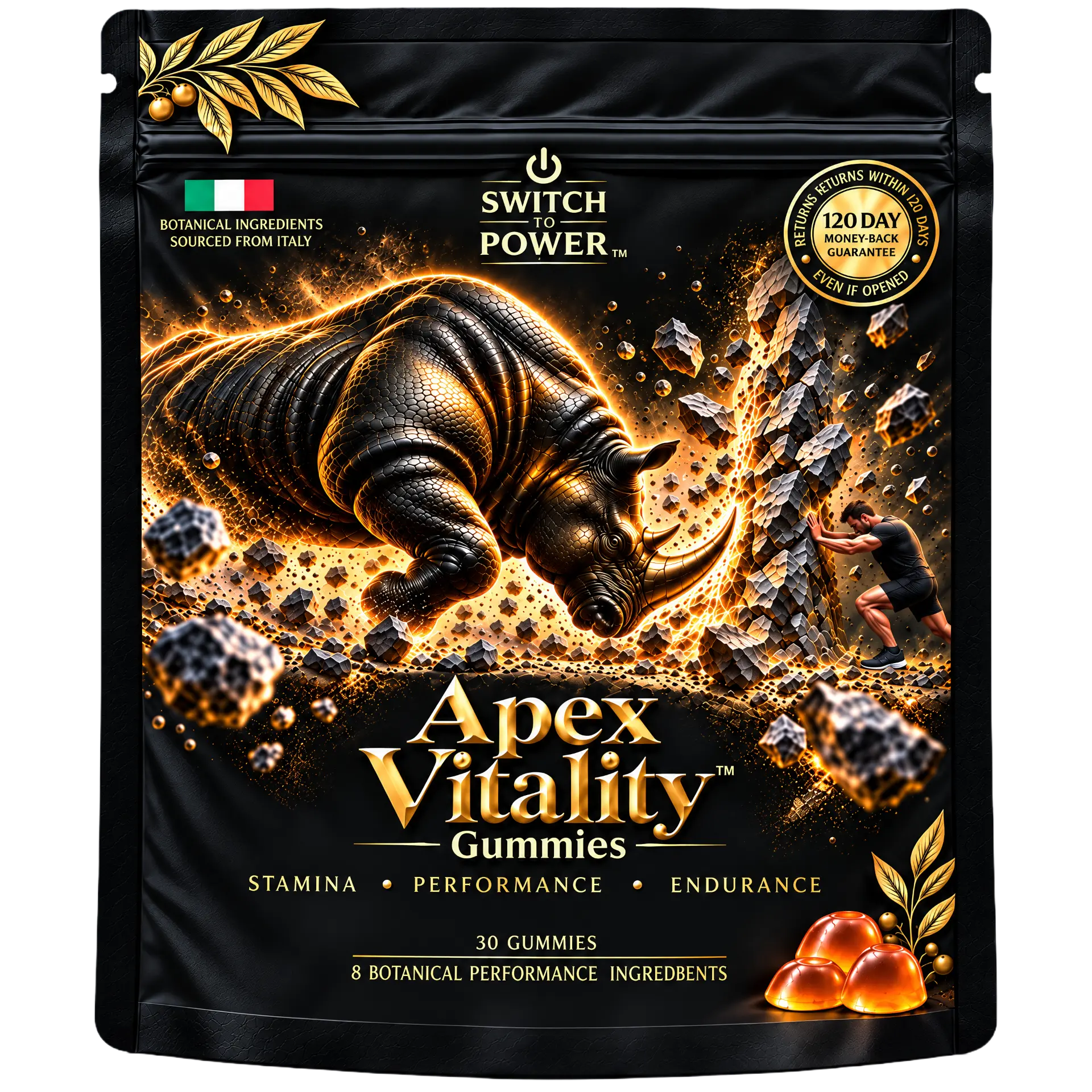 Apex Vitality full gold pouch